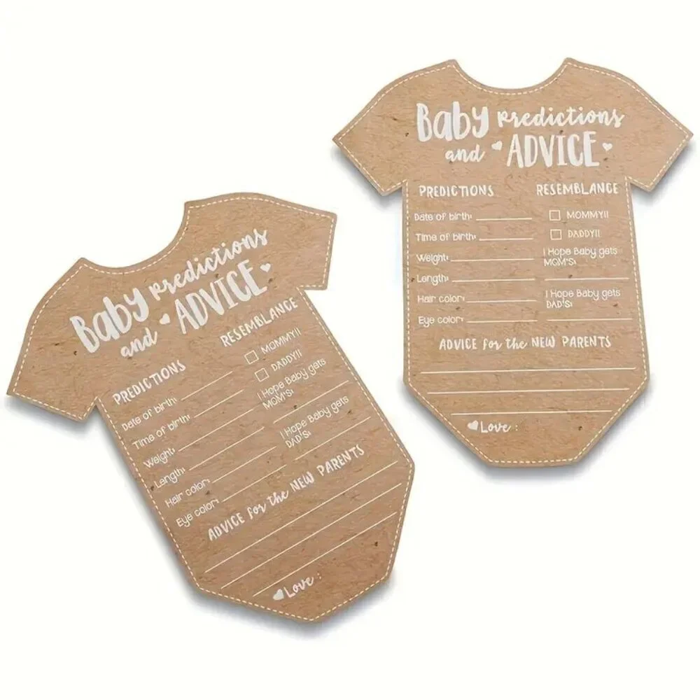🔥🔥SALE🔥🔥10pcs, Prediction Card Suggestion Card/Baby Shower Decoration